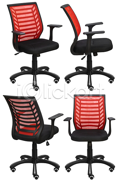 사람없음 JPG 포토 해외이미지 빨간색 사무실 앉기 여러개 오브젝트 의자 해외202309