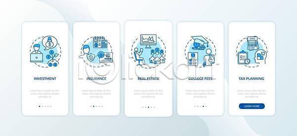 절약 투자 EPS 일러스트 템플릿 해외이미지 UI 경제 그래픽 금융 네비게이션 단계 돈 디자인 디지털 땅 레이아웃 명령 모바일 목업 문해 미끄럼틀 발표 배너 벡터 비즈니스 사용자 서식 스마트폰 스크린 어플리케이션 예산 온라인 웹 인터페이스 인포그래픽 조립 컨셉 텍스트 파란색 페이지 해외202309 해외일러스트 회전목마