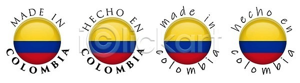 마케팅 3D EPS 일러스트 해외이미지 깃발 라벨 무역 물개 반지 배지 번역 브랜딩 사인 상점 상품 소매 수입 스티커 스페인어 심볼 심플 오리지널 우표 원형 전국 제조 지역 콜롬비아 텍스트 해외202309 해외일러스트 휘장 흔적