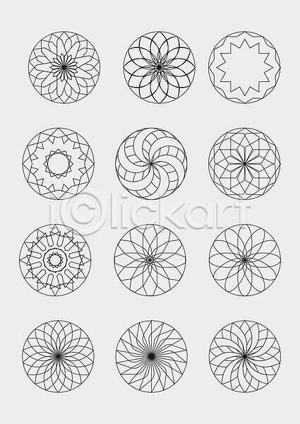 EPS 일러스트 템플릿 해외이미지 가구 게이지 곰팡이 그림 꽃무늬 대칭 디자인 만다라 벡터 부분 선 순환 숫자 시리즈 얼레 원형 윤곽 일상 장미 장식 잭 추상 콘센트 패턴 풍선 해외202309 해외일러스트 회전
