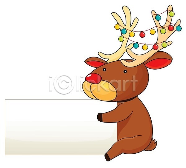 사람없음 EPS 일러스트 템플릿 해외이미지 계절 그래픽 그림 동물 디자인 백그라운드 뿔 사슴 순록 잡기 컬러풀 크리스마스 클립아트 포스터 프레임 해외202004 흰색