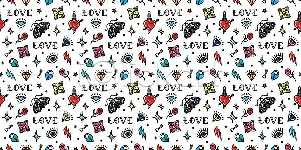 사랑 열정 행운 EPS 일러스트 템플릿 해외이미지 검은색 결혼 꽃 낙서 낭만 다이아몬드 디자인 만화 문신 발렌타인데이 백그라운드 별 복고 빨간색 수확 스케치 심볼 열쇠 옛날 인쇄 잠금 장미 직물 질감 천 칼 크리스탈 패턴 포장지 학교 해외202309 해외일러스트