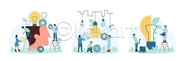 계획 상승 성공 스마트 아이디어 혁명 사람 EPS 일러스트 해외이미지 가르침 개발 개선 기술 기어 뇌 디자인 램프 마음 만화 머리 발명 방법 벡터 비즈니스 빛 식물 에너지 에코 유지 잎 전구 제조 종업원 직업 초록색 추상 톱니바퀴 프로젝트 플랫 학습 해결 해외202309 해외일러스트 환경