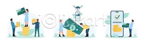 성공 이동 전자상거래 사람 EPS 일러스트 해외이미지 금융 달러 대출 돈 동전 드론 디자인 디지털 만화 메시지 모바일 배너 배송 백그라운드 벡터 비즈니스 서비스 세트 쇼핑 스마트폰 승인 시스템 신용카드 온라인 웹 인출 일러캐릭터 잡기 캐릭터 컨셉 텍스트 플랫 해외202309 해외일러스트 핸드폰