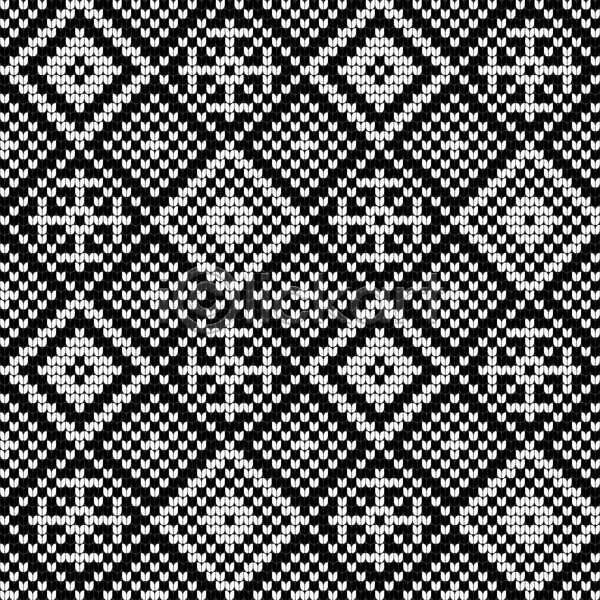 사람없음 EPS 일러스트 해외이미지 기하학 노르딕(디자인) 뜨개질 백그라운드 질감 추상 패턴 해외202309