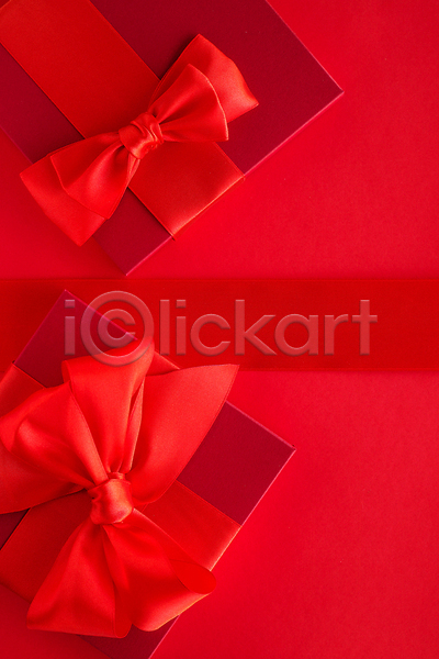 화려 사람없음 JPG 포토 해외이미지 리본 백그라운드 빨간색 상자 선물 카피스페이스 포장 해외202309