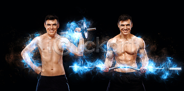 남자 백인 성인 한명 JPG 포토 해외이미지 감염 건강 검은색 고립 근육 근육질 라이프스타일 몸무게 몸통 바이러스 보디빌더 보디빌딩 복근 뷰티 스포츠 신체 실내 아령 에너지 연습 운동가 전후 체육관 코로나바이러스 탈의 팔 해외202309 해외포토 힘