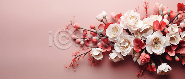 사람없음 JPG 디지털합성 편집이미지 결혼 꽃 꽃다발 꽃봉오리 백그라운드 부케 분홍색 카피스페이스