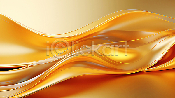 고급 사람없음 JPG 디지털합성 편집이미지 곡선 광택 그래픽 그래픽백그라운드 금색 디자인 물결 웨이브 주름 황금