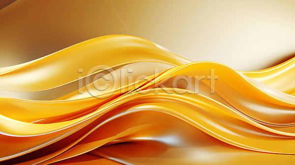 고급 사람없음 JPG 디지털합성 편집이미지 곡선 광택 그래픽 그래픽백그라운드 금색 디자인 물결 웨이브 주름 황금