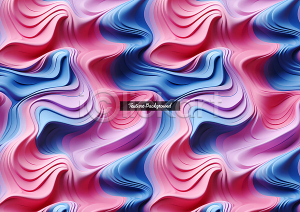 사람없음 3D PSD 디지털합성 편집이미지 백그라운드 분홍색 질감 파란색 패턴