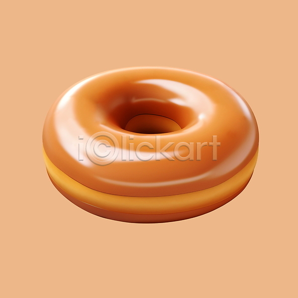 사람없음 3D PSD 디지털합성 아이콘 도넛