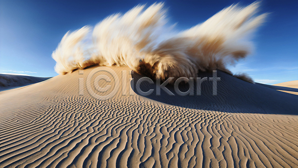 사람없음 JPG 편집이미지 모래 모래바람 모래언덕 사막 자연 풍경(경치) 하늘