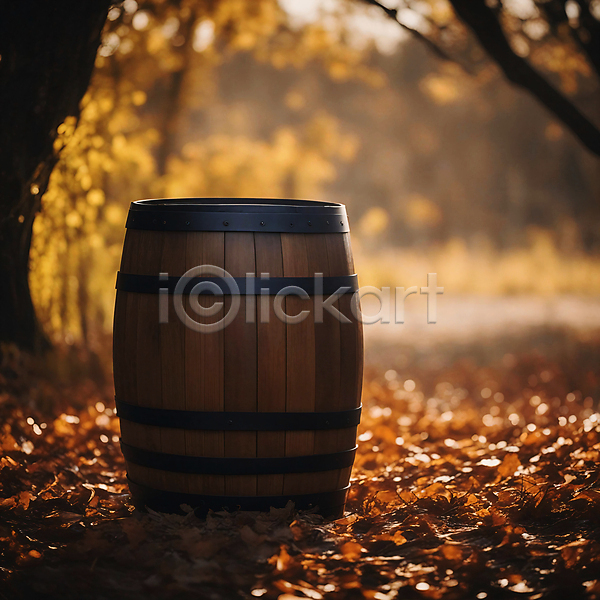 사람없음 JPG 편집이미지 가을(계절) 갈색 낙엽 단풍 숙성 오크통 와이너리 와인 와인통 저장