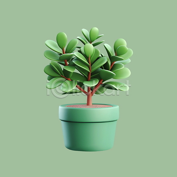 사람없음 3D 3D아이콘 PSD 아이콘 다육식물 원예 잎