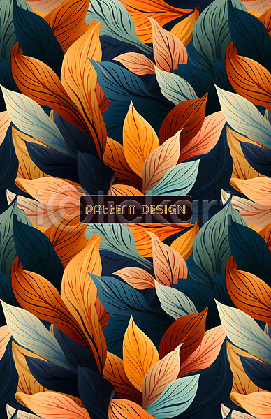 사람없음 PSD 편집이미지 나뭇잎 잎 컬러풀 패턴 패턴백그라운드