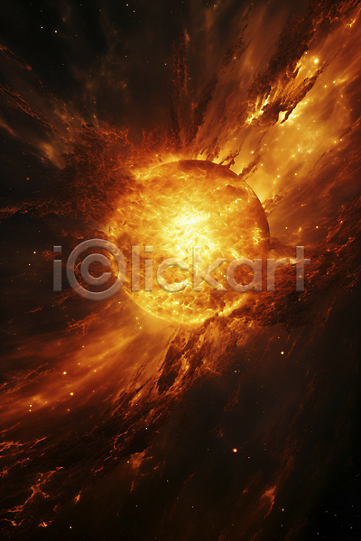 사람없음 JPG 디지털합성 편집이미지 별 불꽃(불) 빨간색 성단 우주 폭발 행성