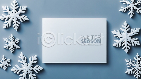 사람없음 PSD 디지털합성 편집이미지 겨울 눈(날씨) 눈꽃 눈송이 백그라운드 사각형 파란색 편집소스 프레임