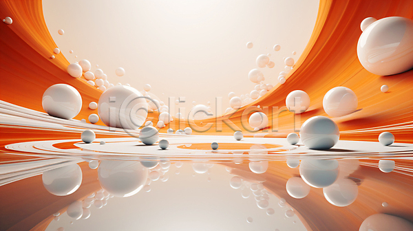 사람없음 JPG 디지털합성 편집이미지 곡선 그래픽 그래픽백그라운드 디자인 물방울 백그라운드 원형 주황색 흰색