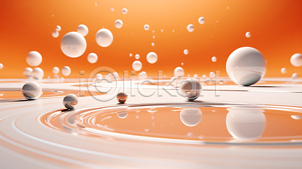 사람없음 JPG 디지털합성 편집이미지 곡선 그래픽 그래픽백그라운드 디자인 물방울 백그라운드 원형 주황색 흰색