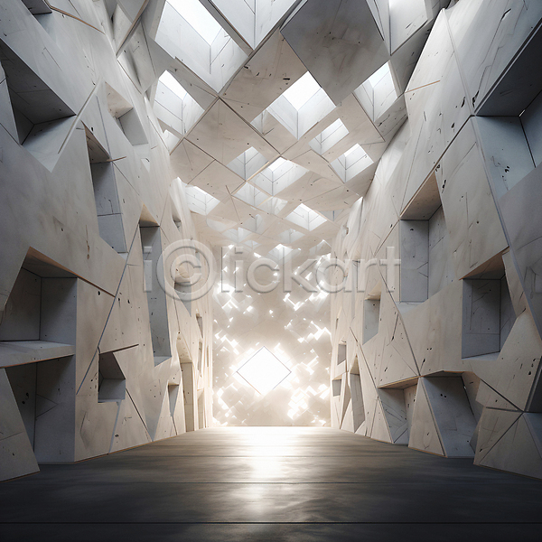 울퉁불퉁 사람없음 JPG 디지털합성 편집이미지 공간 구멍 기하학 대리석 백그라운드 비어있는 빛 사각형 인테리어 흰색