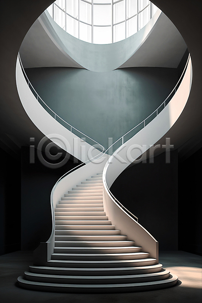 상승 사람없음 JPG 디지털합성 편집이미지 계단 공간 백그라운드 비어있는 빛 인테리어 창문