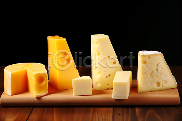 사람없음 JPG 편집이미지 도마 브리치즈 안주 에멘탈치즈 유제품 음식 조각 종류 치즈