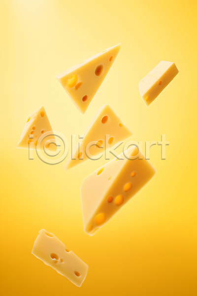 사람없음 JPG 편집이미지 노란색 안주 에멘탈치즈 유제품 음식 조각치즈 치즈