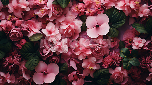 감성 사람없음 JPG 편집이미지 꽃 백그라운드 분홍색 잎 자연
