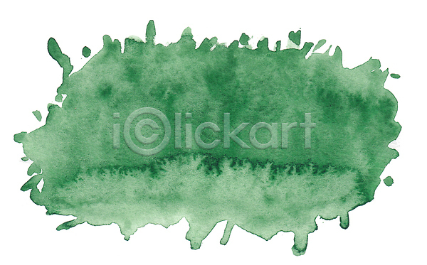 화려 사람없음 JPG 해외이미지 물감 번짐 수채화(물감) 질감 초록색