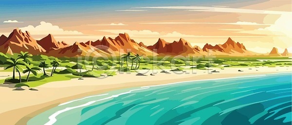 휴식 사람없음 EPS 일러스트 해외이미지 가로 거품 고립 꽃무늬 머리위 먼지 모래 모래언덕 바다 백그라운드 벡터 보케 빛 생일 세로 손바닥 식물 여행 엽서 오브젝트 이국적 잎 자르기 자연 종이 컬러 태평양 파란색 포스터 해외202310 해외일러스트 휴가