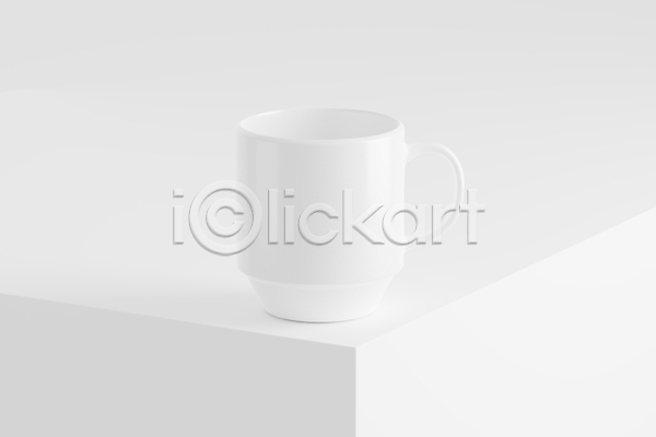 사람없음 3D JPG 포토 해외이미지 목업 심플 오브젝트 컵 패키지 해외202310 흰색