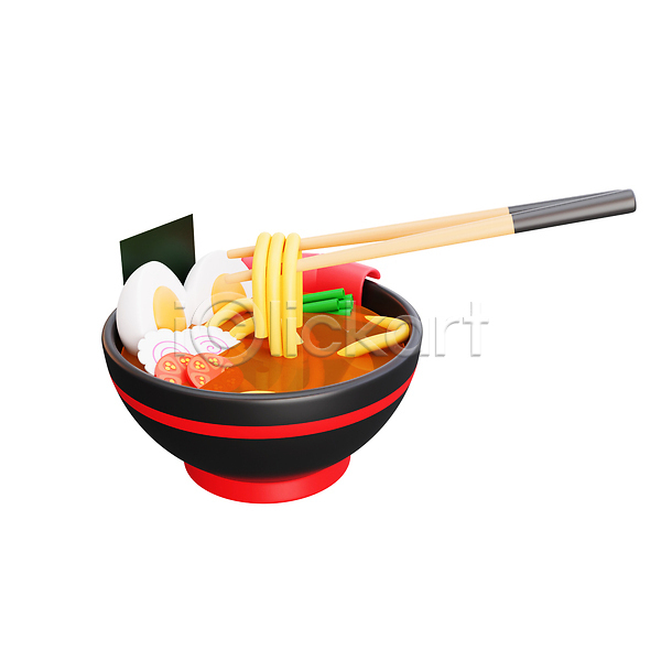 사람없음 3D JPG 해외이미지 그릇 라멘 메뉴 일본음식 젓가락 해외202310