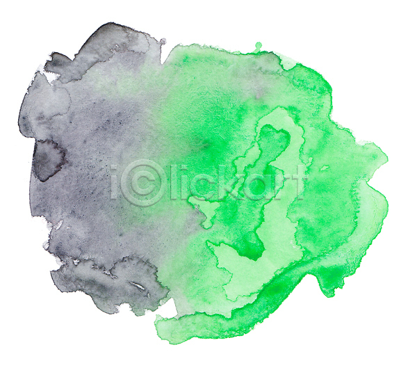 화려 사람없음 JPG 해외이미지 물감 번짐 수채화(물감) 질감 초록색