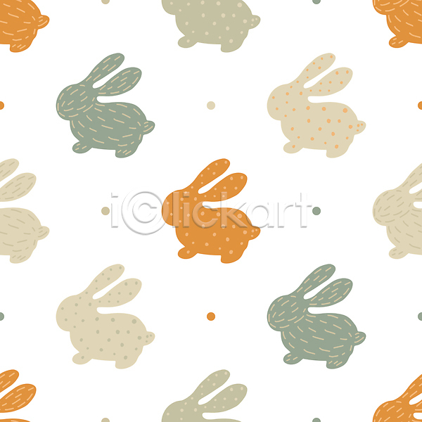 사람없음 JPG 포토 해외이미지 단순화된 백그라운드 심플 토끼 토끼모양 패턴 해외202310