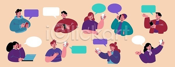 스마트 군중 사람 EPS 일러스트 해외이미지 거품 그룹 그물 네트워크 대화 라인아트 만화 말하기 모바일 벡터 사회 서비스 소셜 스마트폰 웹 의사소통 인터넷 일러캐릭터 정보 중독 채팅 캐릭터 통신 플랫 해외202310 해외일러스트 핸드폰