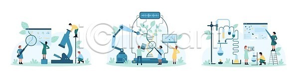 사람 EPS 일러스트 해외이미지 DNA 공학 과학 나무 농업 로봇 만화 미생물 백그라운드 벡터 생명공학 생물학 세트 스터디 식물 실험 실험실 업무 염색체 유기농 유리 유전 유전자변형 잎 장비 초록색 컨셉 튜브 팔 해외202310 해외일러스트 현미경 화학물질 확대