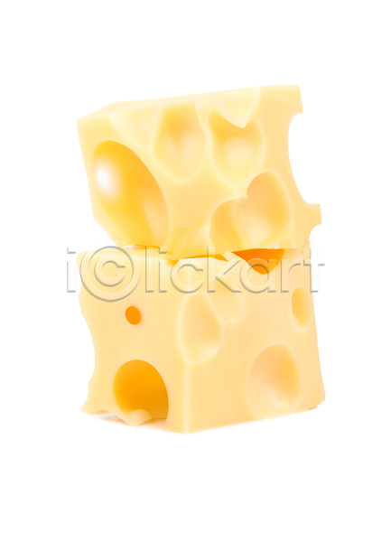 사람없음 JPG 포토 해외이미지 구멍 두개 쌓기 치즈 큐브 해외202310 흰배경