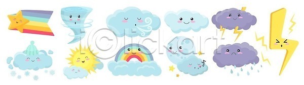 뜨거움 예측 추위 아기 어린이 EPS 일러스트 해외이미지 가을 겨울 계절 고립 구름 그래픽 날씨 뇌우 눈송이 달 디자인 만화 맑음 무지개 미소 바람 번개 벡터 별 세트 수집 스티커 얼굴 엘리먼트 여름 일러캐릭터 자연 캐릭터 컬러풀 태양 폭풍 해외202310 해외일러스트 행성 흰색