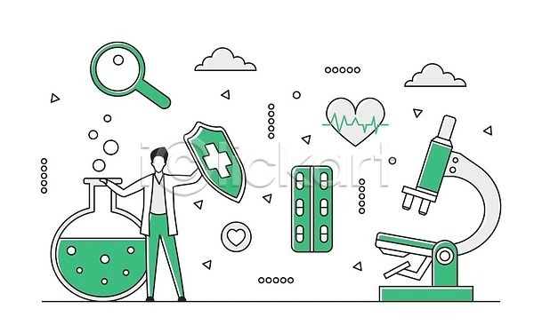 새로움 준비 혁명 EPS 일러스트 해외이미지 건강 과학 돌봄 무료이미지 발견 발명 병원 성분 스터디 시험 실험 실험실 안전 알약 약 약국 얇은 연구원 의사 작업 장비 재판 조제 창조 치료 평가 해외202310 해외일러스트 현미경 화학물질 확인