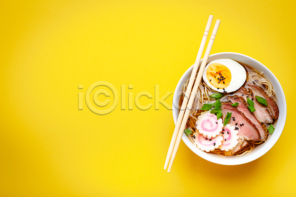 사람없음 JPG 포토 해외이미지 계란 그릇 라멘 백그라운드 젓가락 차슈