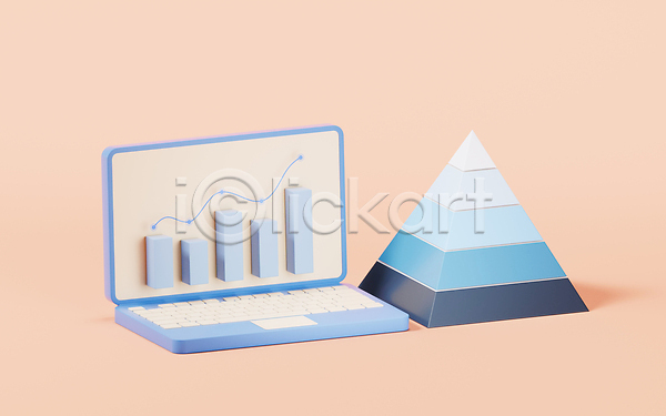 분석 사람없음 3D JPG 해외이미지 곡선 그래프 노트북 디지털 분홍색 비즈니스 삼각형 해외202310