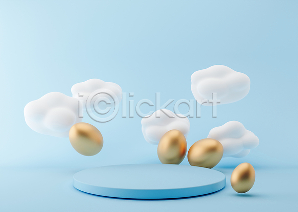 사람없음 JPG 포토 해외이미지 계란 공간 구름(자연) 단상 백그라운드 원형 포디움 하늘색 해외202310