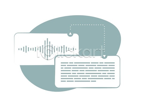 변화 EPS 일러스트 해외이미지 대화 디지털 레코드판 메시지 목소리 번역 벡터 소리 오디오 인터넷 텍스트 통신 플랫 해외202310 해외일러스트