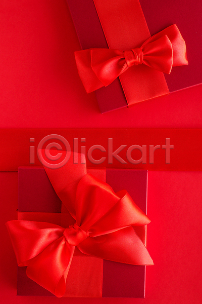 화려 사람없음 JPG 포토 해외이미지 리본 백그라운드 빨간색 상자 선물 카피스페이스 포장 해외202310