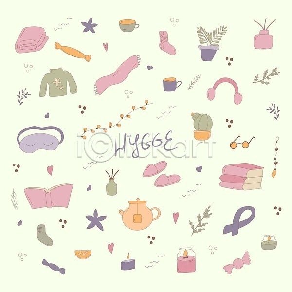 따뜻함 EPS 일러스트 해외이미지 겨울 디자인 디퓨저 목도리 무료이미지 백그라운드 수면안대 스웨터 슬리퍼 양말 엘리먼트 책 커피 컵 해외202310 해외일러스트 화분 휘게라이프