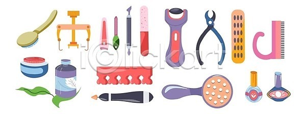 사람없음 EPS 일러스트 해외이미지 네일버퍼 네일용품 매니큐어 무료이미지 미용용품 벡터 뷰티 손톱관리 손톱깎이 해외202310 해외일러스트