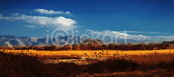 건조 고독 사람없음 JPG 포토 해외이미지 가을 계곡 계절 구름 나무 날씨 노란색 땅 땅바닥 밀 바위 밭 산 수평선 스텝 시골 식물 야외 언덕 여행 오렌지 자연 잔디 장면 초원 파노라마 파란색 풍경 하늘 해외202004 해외포토 햇빛 환경 황금