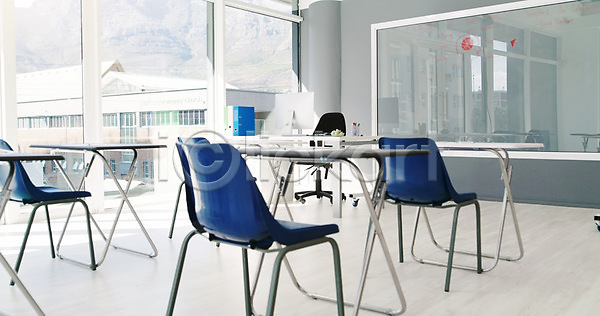 사람없음 JPG 포토 해외이미지 교실 교육 무료이미지 비어있는 실내 의자 책상 해외202310