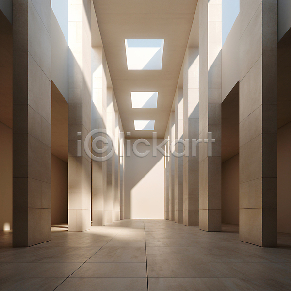 사람없음 JPG 디지털합성 편집이미지 건축물 공간 디자인 모던 백그라운드 비어있는 인테리어 콘크리트 햇빛 흰색